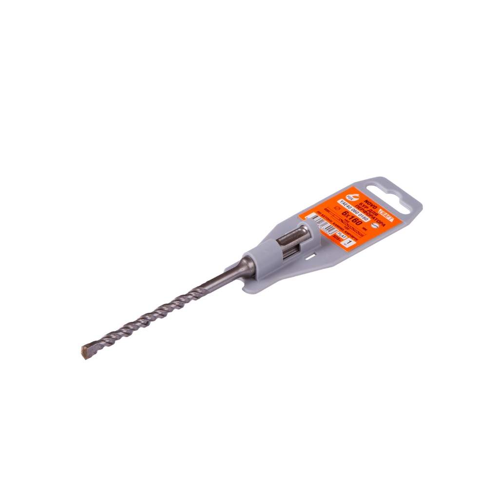 Бур по бетoну sds plus Fox 6 х 160 мм, сталь 40Х, для перфоратора