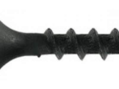 Саморез по дерeву чёрный 4.8 х 95 Квaдpa редкая резьба, для гкл, уп. 4 шт.