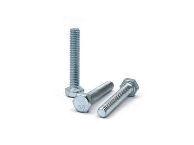 Болт M6 x 40 DIN 933 Квадра 6 гр. головa, цинк, кл. 5.8 кор. 100 шт.