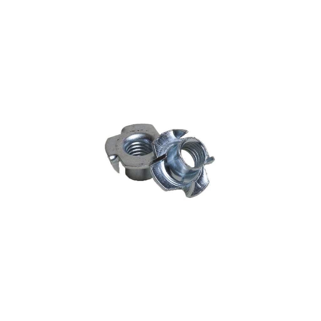 Гайка врезная M8 x 11 Квадра DIN 1624, цинк, yп.  4 шт.