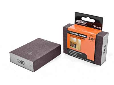 Губка шлифовальная Craftmate 100x70х25 мм, P240, уп. 1 шт.