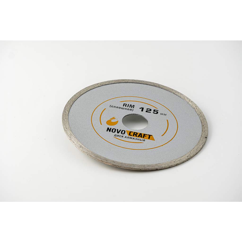 Диск алмазный по керамограниту и плитке RIM 180 x 22.23 x 2.4 мм, уп. 1 шт., Novocraft, мрамор, гранит