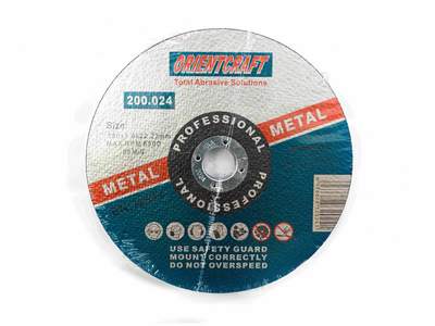 Диск отрезной по металлу 180x1.6x22.2 Orientcraft, уп. 10 шт.