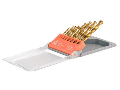 Набор сверл по металлу Novocraft Titan премиум серия, 3, 4, 5, 6, 7, 8, 9, 10 мм, уп. 8 шт.