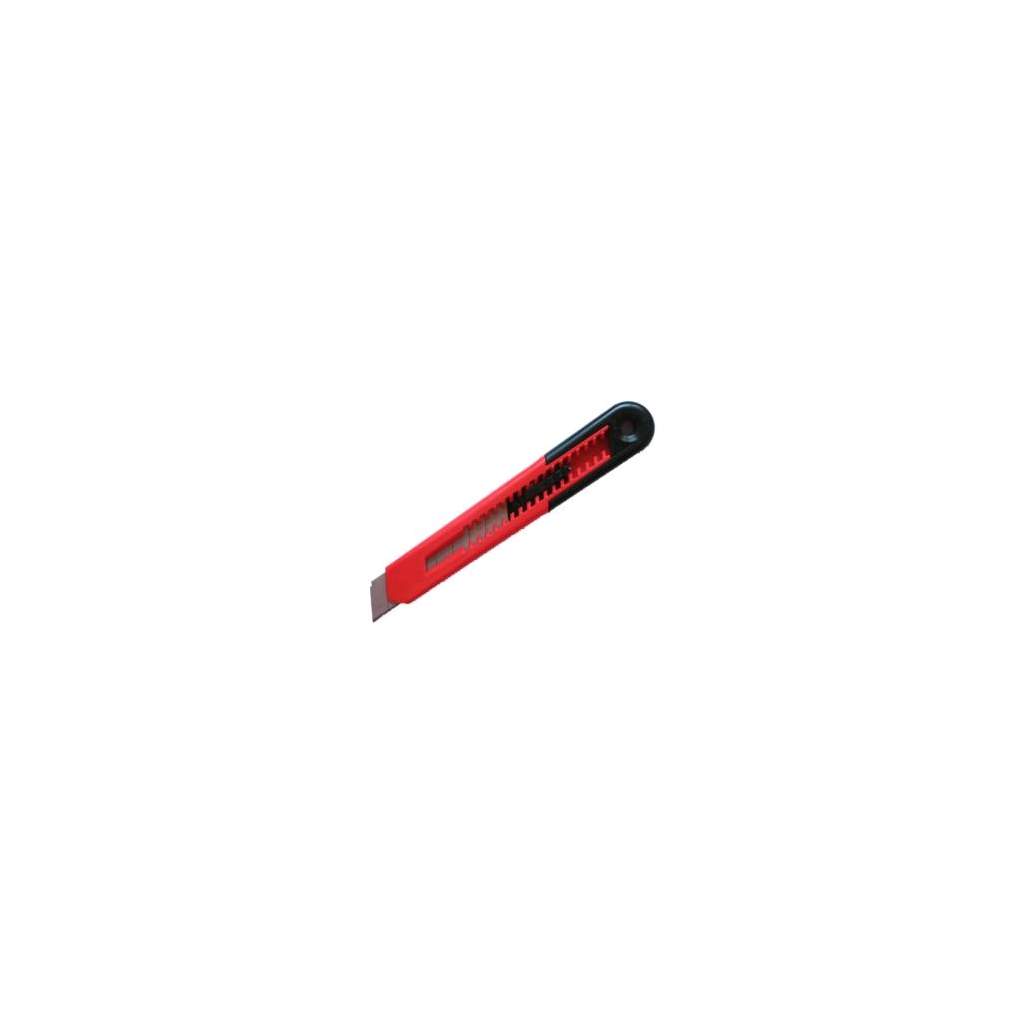 Нож 18 mm SD-01 Красный, PVC-корпус, без упаковки