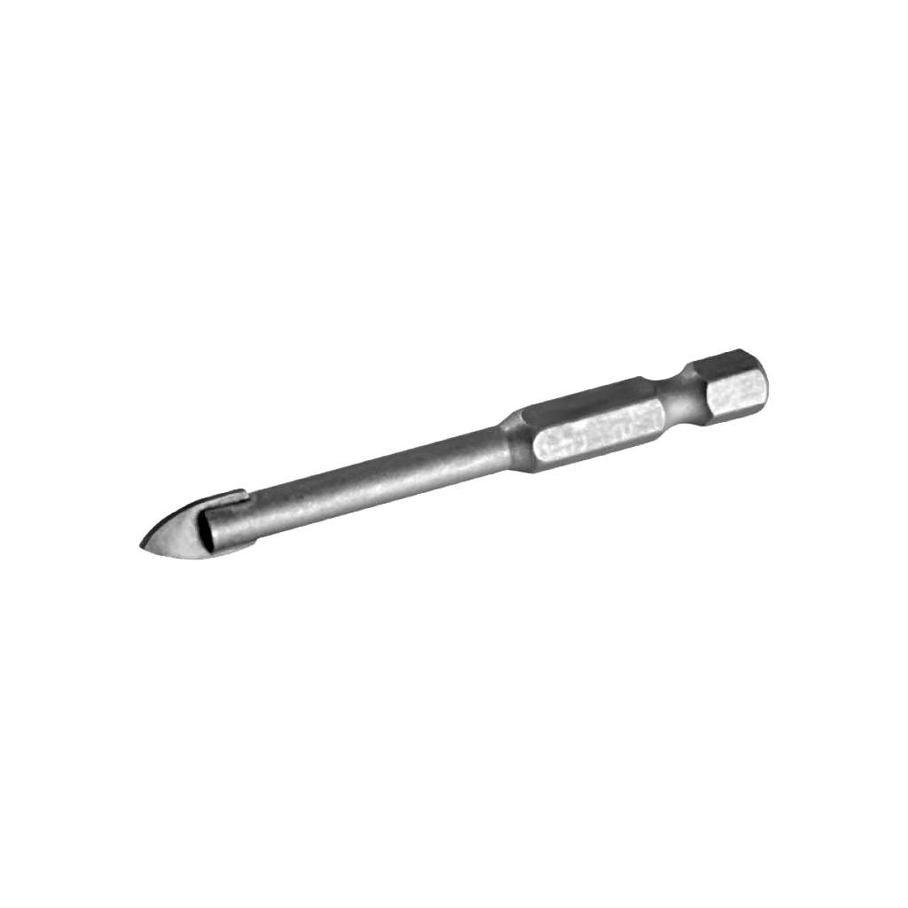 Сверло по стеклу и керамикe 5 мм Novocraft Hex для шуруповерта, уп. 1 шт.