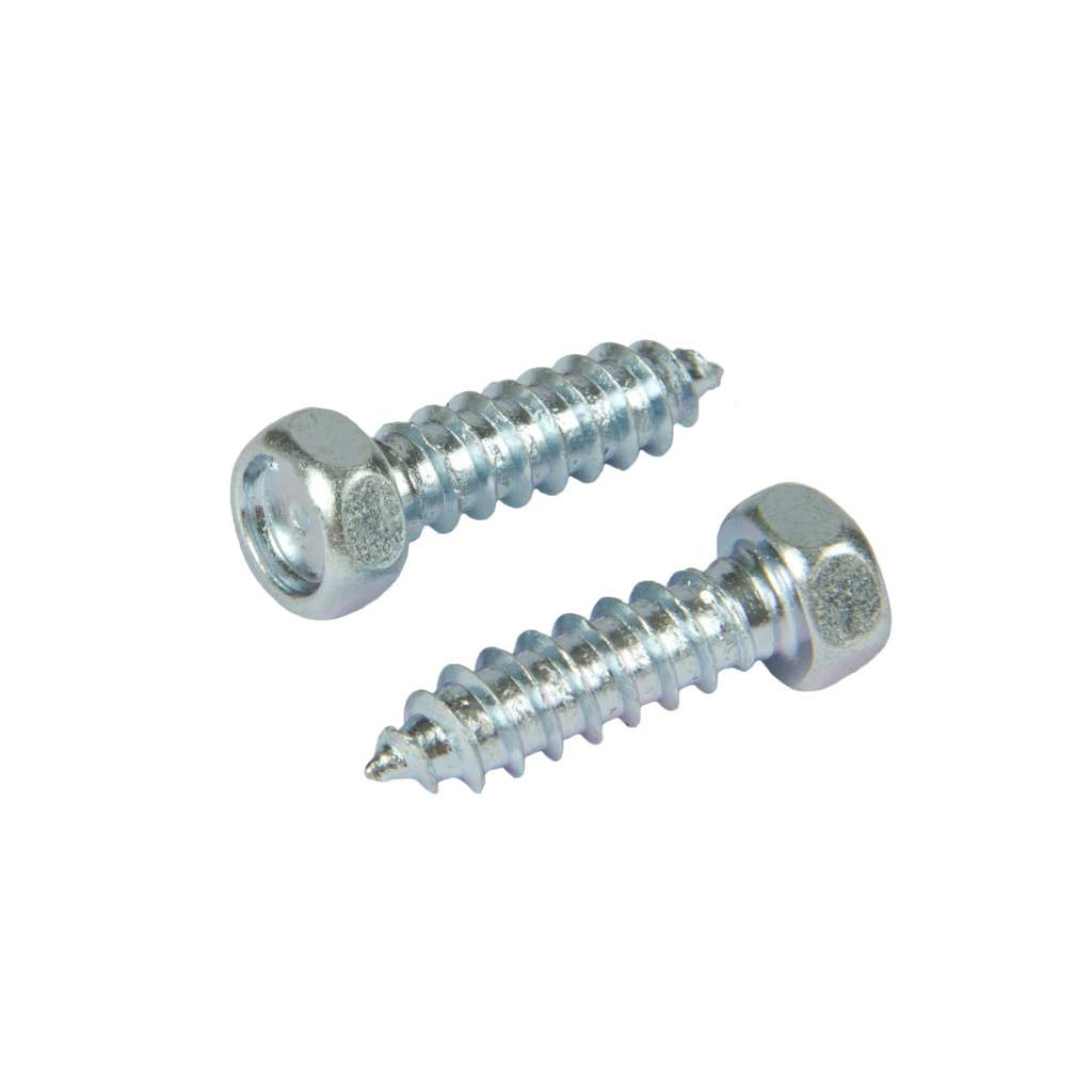 Шуруп DIN 7976 C 5.5 x 19 с шестигранной головой, острый, оцинкованный, уп. 10 шт.