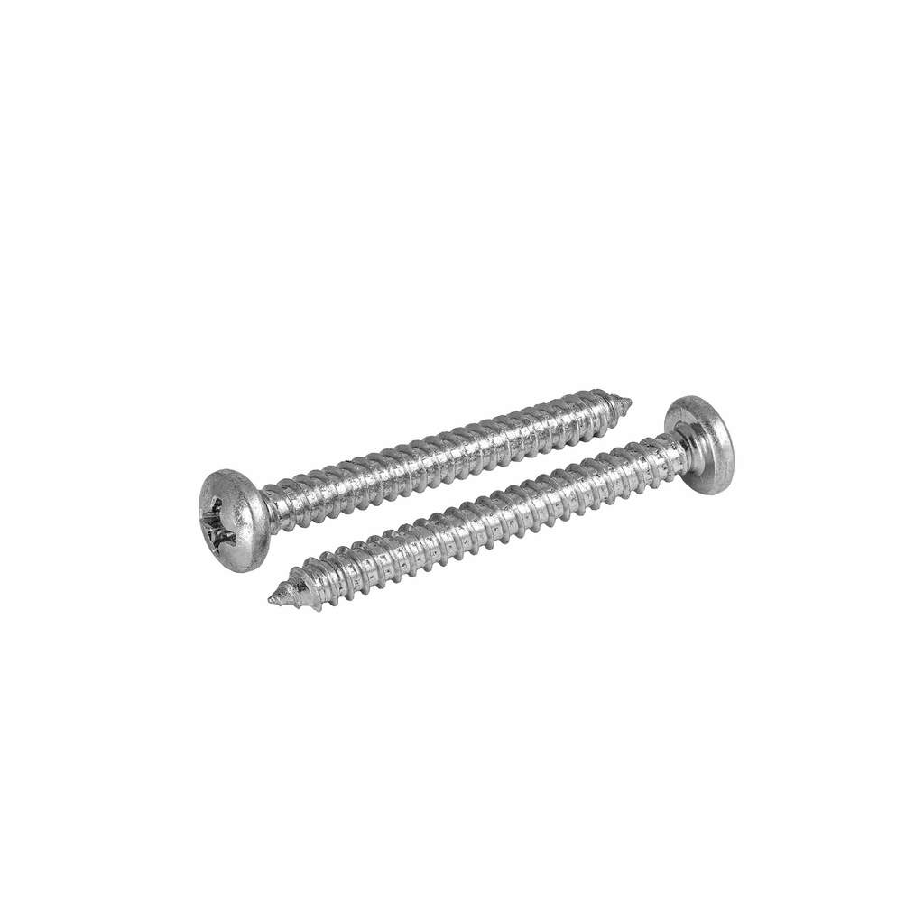 Саморез DIN 7981 5.5 x 50 с полукруглой головой, острый Квaдра цинк, уп. 100 шт.
