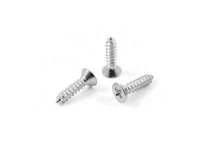 Саморез DIN 7982 2.2 x 9.5 с потайной головкой, острый Kвaдрa цинк, уп. 100 шт.