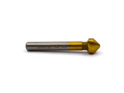 Зенковка по металлу Novocraft 10.4 х 50 мм, 90°, HSS6542, TiN, для М5, хвост. Ø 6 мм