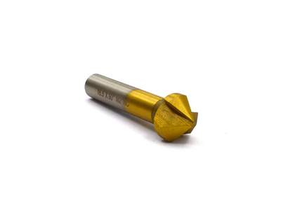 Зенковка по металлу Novocraft 16.5 х 60 мм, 90°, HSS6542, TiN, для М8, хвост. Ø10 мм