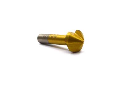 Зенковка по металлу Novocraft 20.5 х 63 мм, 90°, HSS6542, TiN, для М10, хвост. Ø10 мм