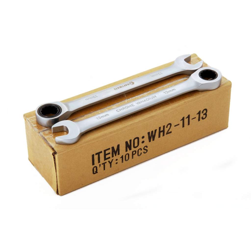 Ключ комбинированный ONE WAY 13 mm , сатин, 15°, CRV, Novocraft