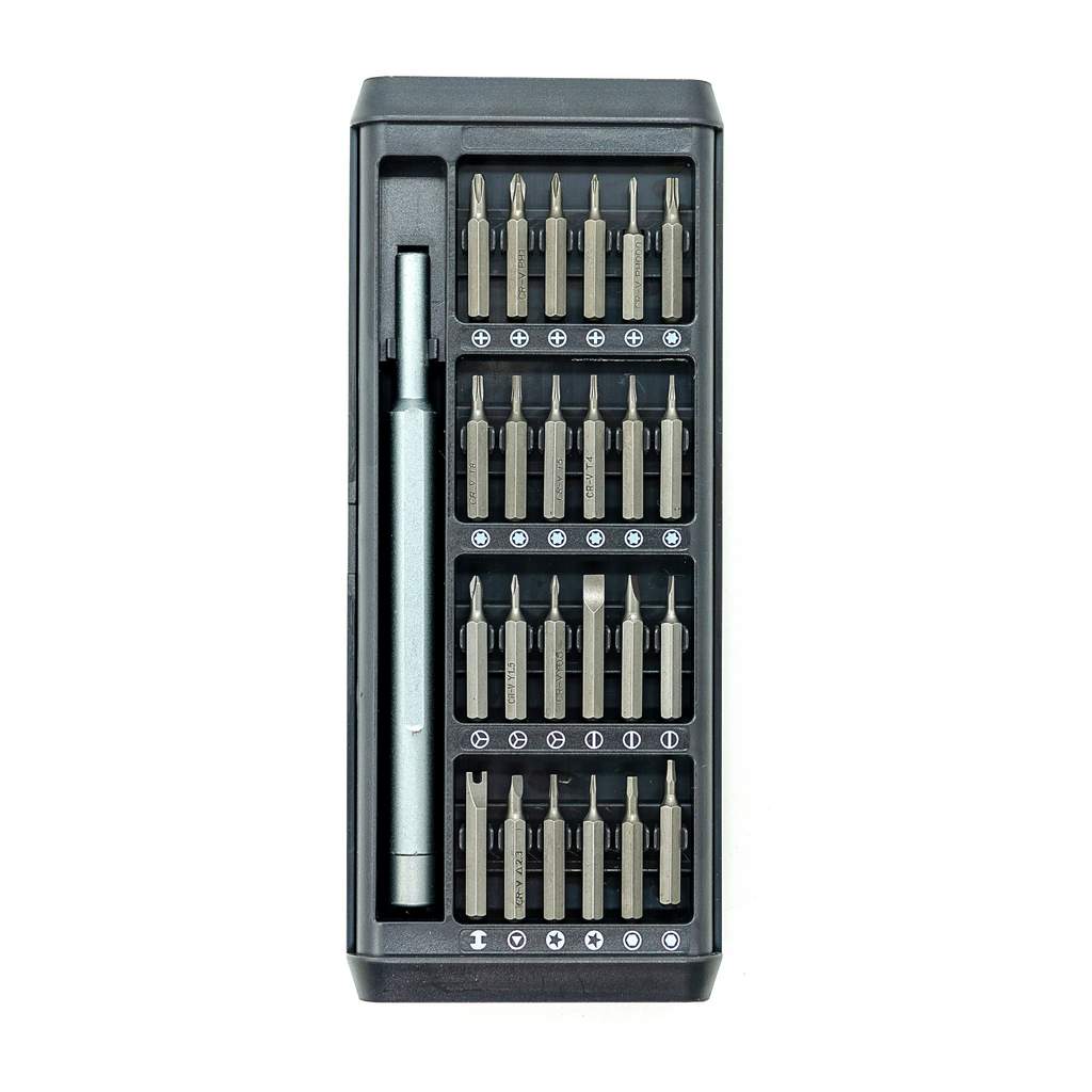 Набор прецизионных бит 25 в 1 (PH, TORX, TW, SL, TA, SP, P, HEX) Novocraft
